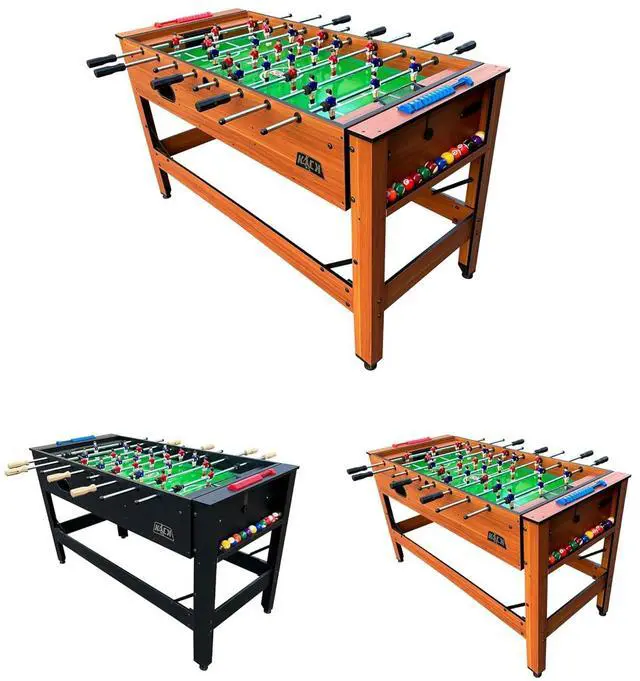 Main image of KICK Twain 48" 2-in-1 Multi-Game Table Foosball & Billiards/Pool Table