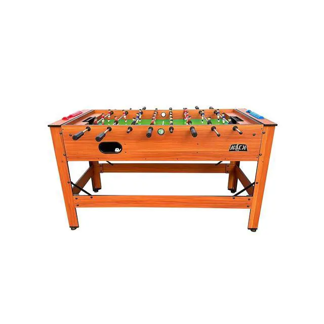Alt view image 3 of 7 - KICK Twain 48" 2-in-1 Multi-Game Table Foosball & Billiards/Pool Table