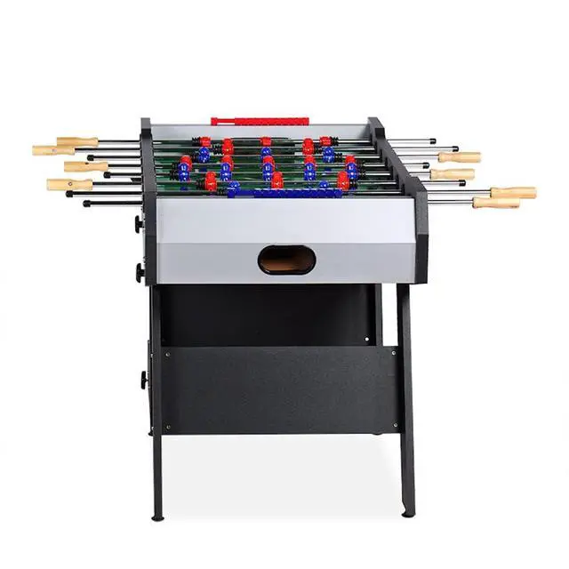 Alt view image 3 of 7 - KICK Majesty 55" Folding Foosball Table (Gray) Foldable Indoor Game Table