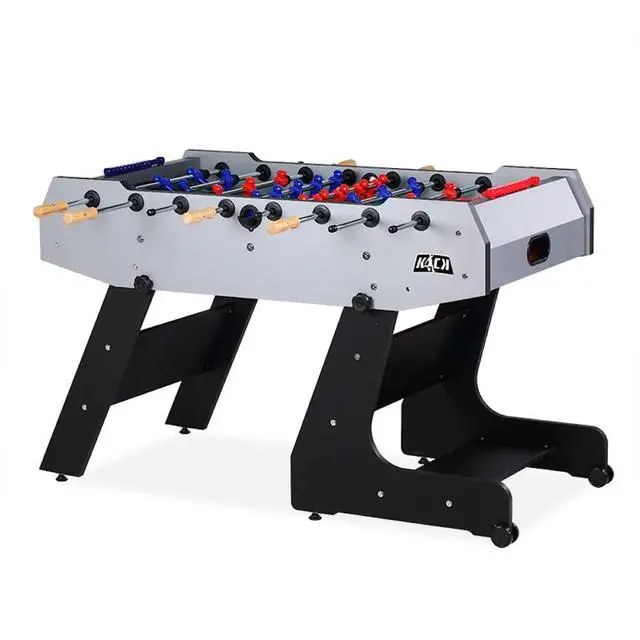 Alt view image 6 of 7 - KICK Majesty 55" Folding Foosball Table (Gray) Foldable Indoor Game Table