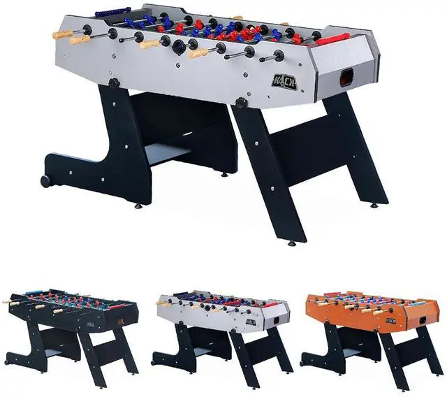 Main image of KICK Majesty 55" Folding Foosball Table (Gray) Foldable Indoor Game Table