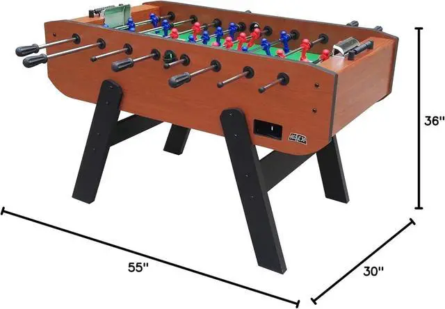 Alt view image 2 of 6 - KICK Solstice 55" Foosball Table Professional Full-Size Indoor Game Table