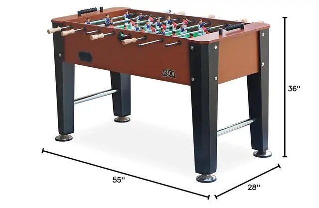 Alt view image 6 of 6 - KICK Venture 55" Foosball Table Professional Full-Size Indoor Game Table