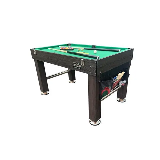 Alt view image 3 of 7 - KICK Morpheus 55" 5-in-1 Multi-Game Table Foosball, Billiards/Pool, Ping Pong, Glide Hockey, and Basketball
