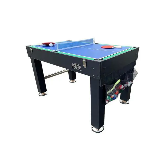Alt view image 4 of 7 - KICK Morpheus 55" 5-in-1 Multi-Game Table Foosball, Billiards/Pool, Ping Pong, Glide Hockey, and Basketball
