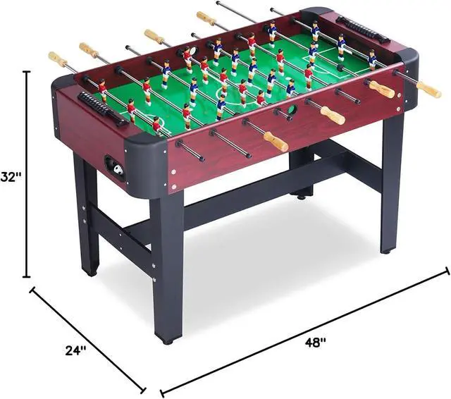 Alt view image 3 of 7 - KICK Conquest 48" Foosball Table Compact Indoor Game Table