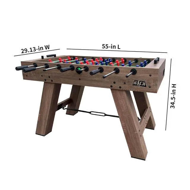 Alt view image 7 of 7 - KICK Cavalier 55" Foosball Table Professional Full-Size Indoor Game Table