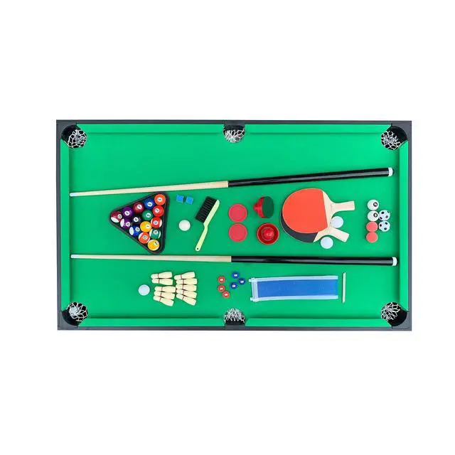 Alt view image 7 of 7 - KICK Pentacle 55" 5-in-1 Multi Game Table Foosball, Billiards/Pool, Push Hockey, Shuffleboard & Bowling