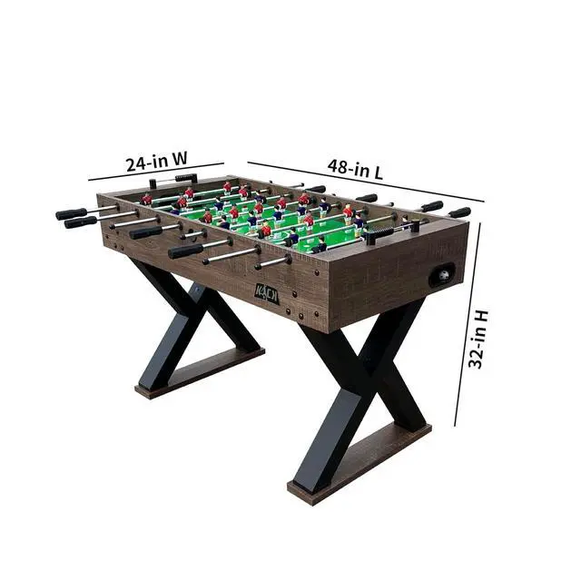 Alt view image 7 of 7 - KICK Drias 48" Foosball Table Compact Indoor Game Table