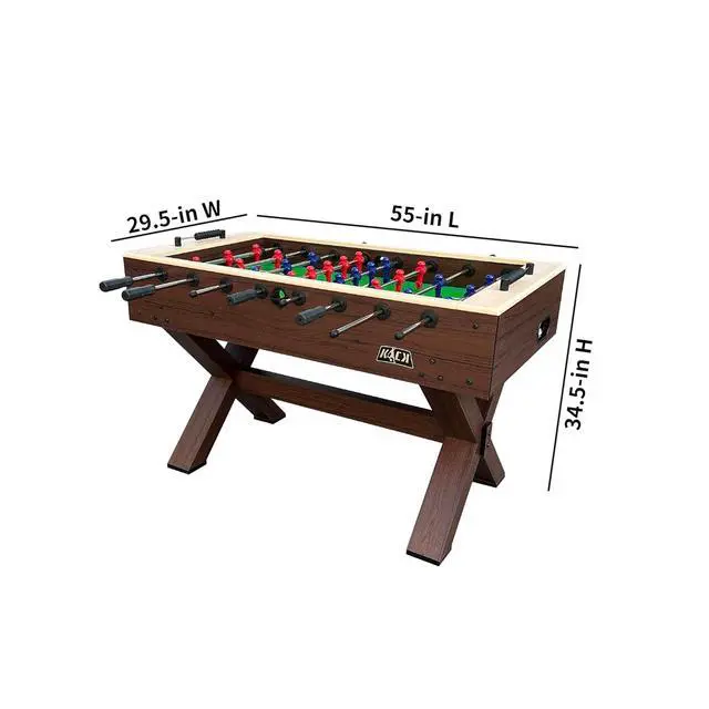 Alt view image 7 of 7 - KICK Constable 55" Foosball Table Professional Full-Size Indoor Game Table