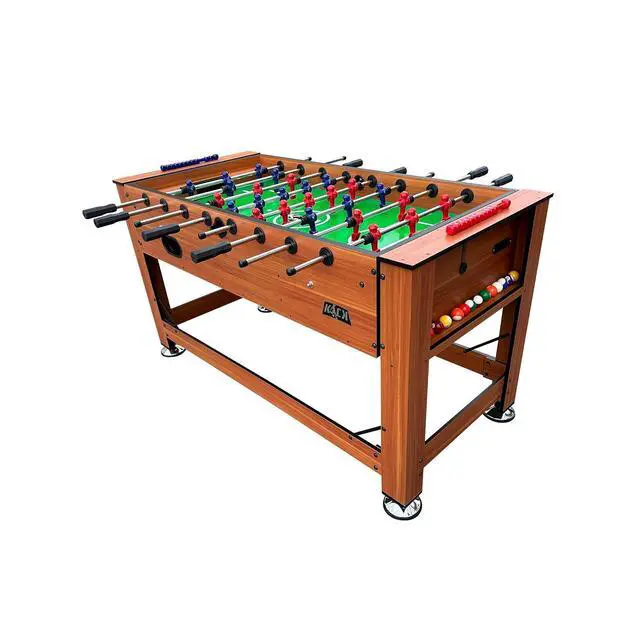 Alt view image 2 of 7 - KICK Dyad 55" 2-in-1 Multi-Game Table Foosball & Billiards/Pool Table