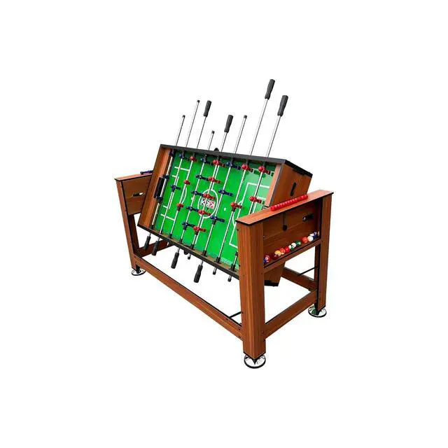 Alt view image 4 of 7 - KICK Dyad 55" 2-in-1 Multi-Game Table Foosball & Billiards/Pool Table