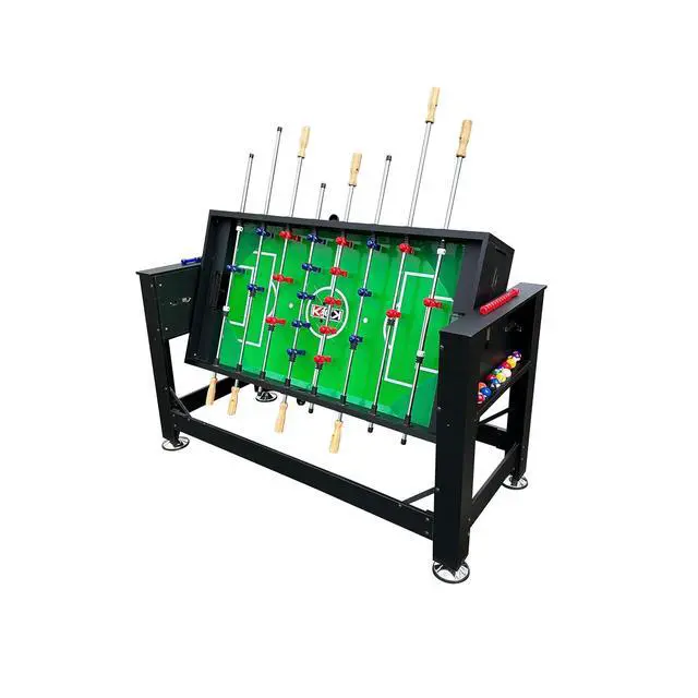 Alt view image 4 of 7 - KICK Dyad 55" 2-in-1 Multi-Game Table Foosball & Billiards/Pool Table