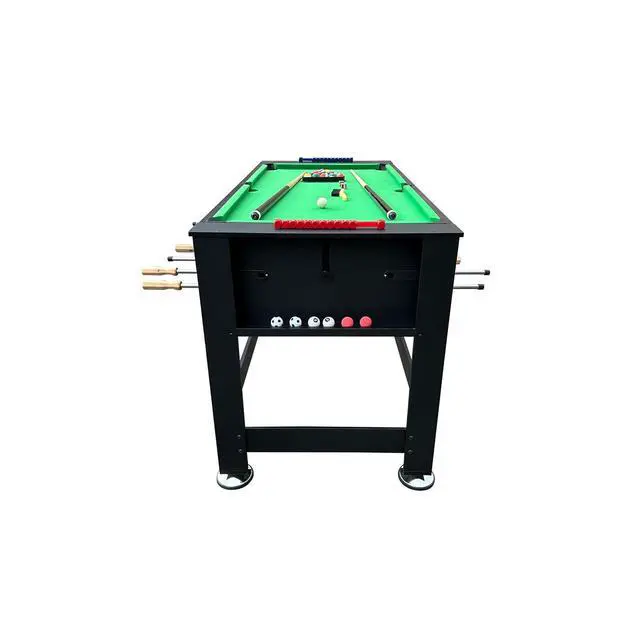 Alt view image 6 of 7 - KICK Dyad 55" 2-in-1 Multi-Game Table Foosball & Billiards/Pool Table
