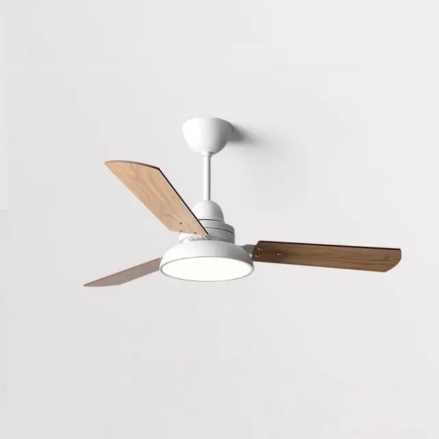Main image of Simple Mute Ceiling Fan with Lights 42 Inch Ceiling Fans with Lights and Remote LED Dimmable Ceiling Fan Light Modern Low Profile Fan Light for Bedroom Living Room