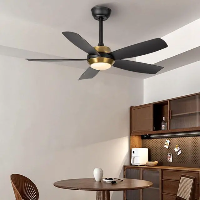 Alt view image 3 of 7 - Ceiling Fans with Lights 42 inch Ceiling Fan with Light and Remote 3CCT 6 Wind Speeds Reversible Modern Ceiling Fans for Bedroom Living Room Kitchen Indoor/Outdoor Use