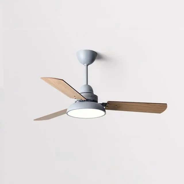 Main image of Simple Mute Ceiling Fan with Lights 42 Inch Ceiling Fans with Lights and Remote LED Dimmable Ceiling Fan Light Modern Low Profile Fan Light for Bedroom Living Room