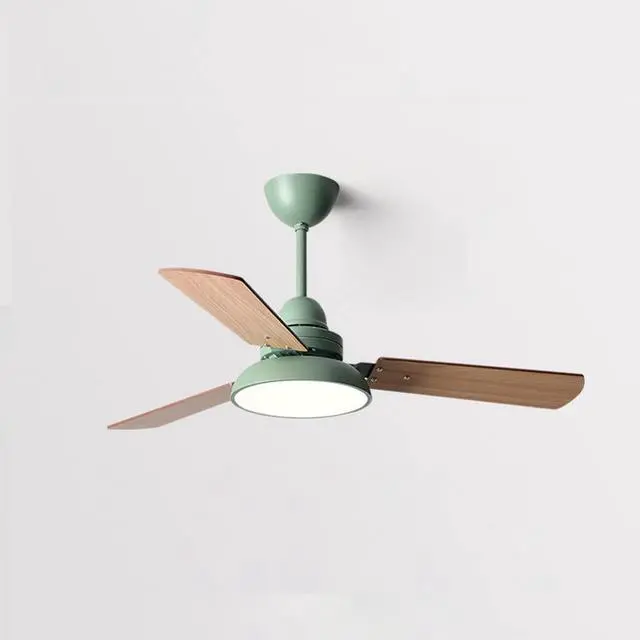 Main image of Simple Mute Ceiling Fan with Lights 42 Inch Ceiling Fans with Lights and Remote LED Dimmable Ceiling Fan Light Modern Low Profile Fan Light for Bedroom Living Room