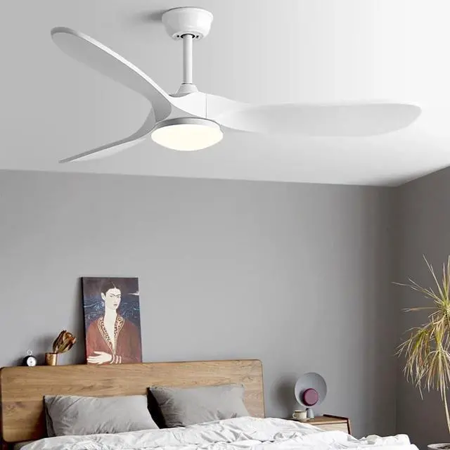 Alt view image 2 of 7 - 42 inch Modern Indoor Ceiling Fan with Light and Remote, 3CCT, Reversible, Timer, Mute for Bedroom, Living Room, Kids Room, Small Space