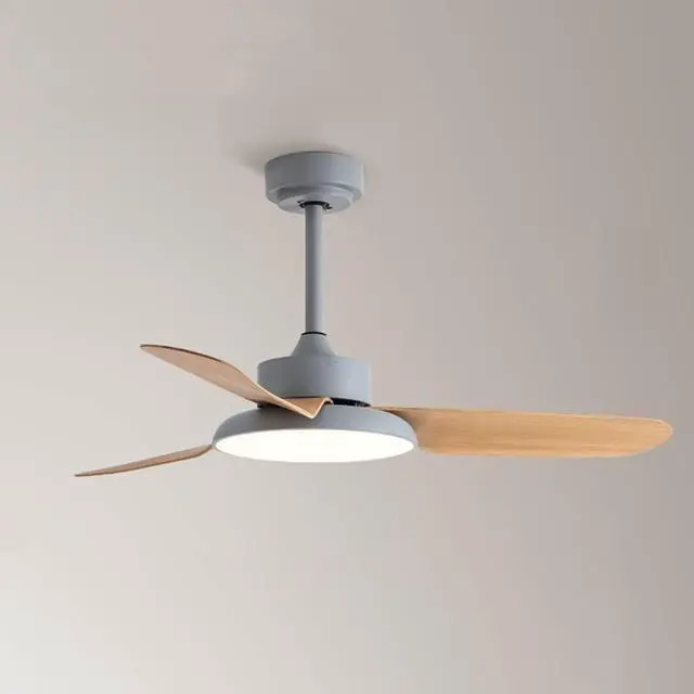 Main image of 44 Inch Low Profile Ceiling Fan with Light Modern Simple Ceiling Fan Light Imitation Wood Ceiling Fans with Lights and Remote Outdoor Ceiling Fans for Patios with Light
