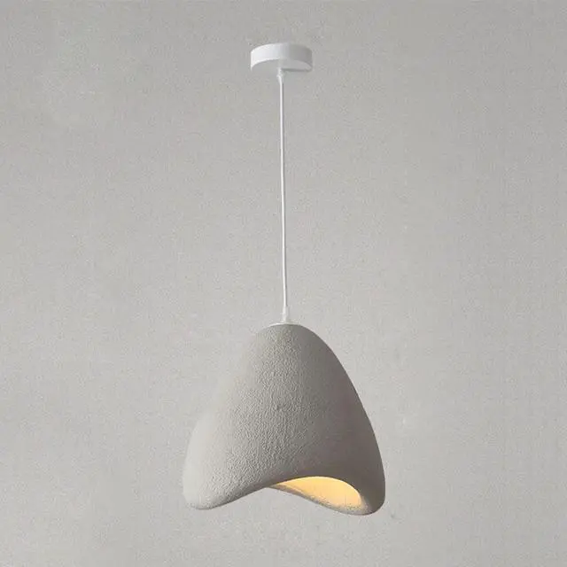 Main image of Japanese Style Modern Pendant Light Wabi-Sabi Bird Nest Shape Hanging Light 15.7inch Large Indoor Pendant Lighting E26 Ceiling Pendant Fixtures for Living Room Bedroom Kitchen