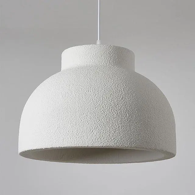 Alt view image 4 of 7 - Modern Pendant Light Fixture Simple Wabi-Sabi Style Hanging Light Indoor Adjustable Ceiling Hanging Pendant lamp for Dining Room Hallway Bedroom Foyer Living Room Kitchen