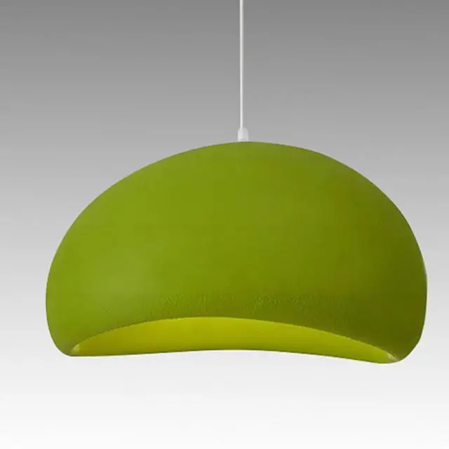 Main image of Modern Wabi-Sabi Style Pendant Light 7.8inch polystyrene Japanese Hanging Light 1 Lights Farmhouse Industrial Pendant lamp Ceiling Hanging Lamp for Kitchen Island Bedroom Dining Lighting
