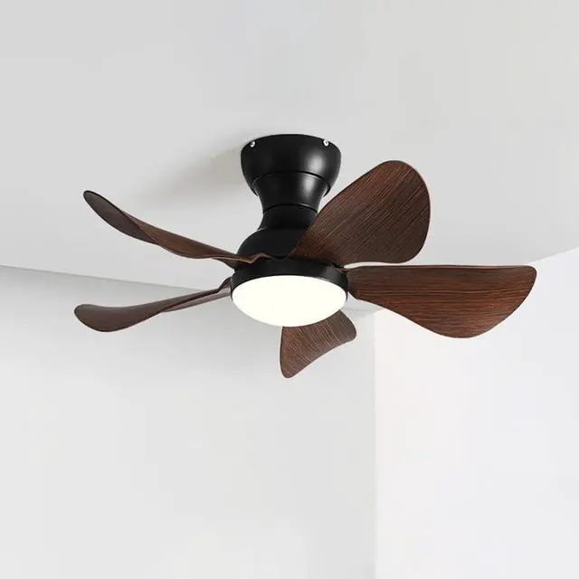 Main image of Modern Flush Mount Ceiling Fan with Lights 29 Inch with Remote Small Ceiling Fan with Light Flush Mount Low Profile Ceiling Fan for Bedroom Outdoor Ceiling Fans for Patios with Light