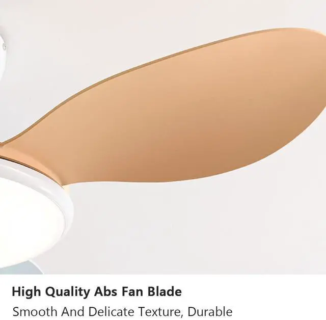 Alt view image 6 of 7 - 36 Inch Ceiling Fan with Lights and Remote Colorful Kids Room Dimmable Ceiling Fan Light LED Modern Flush Mount Ceiling Fans Mute Bedroom Living Room Smart Fan Light