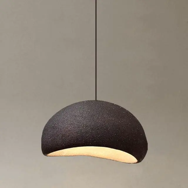 Main image of Wabi-Sabi Style polystyrene Pendant Light Modern Adjustable Hanging Light Bird Nest Shaped Farmhouse Pendant Light Fixture for Kitchen Island Bedroom Dining Lighting