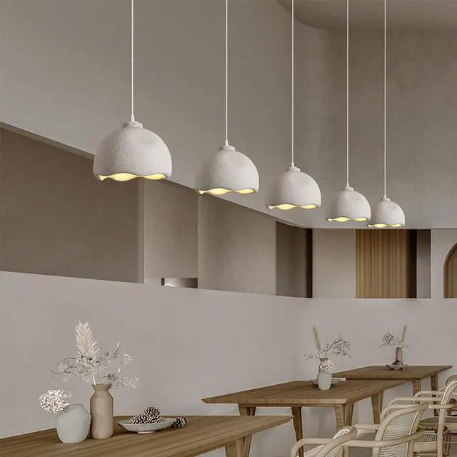 Alt view image 2 of 7 - Modern Wabi-Sabi Pendant Light Fixture Industrial Bird Nest Shape Hanging Light 13.7inch Adjustable Ceiling Pendant lamp with E26 Base for Living Room Bedroom Kitchen