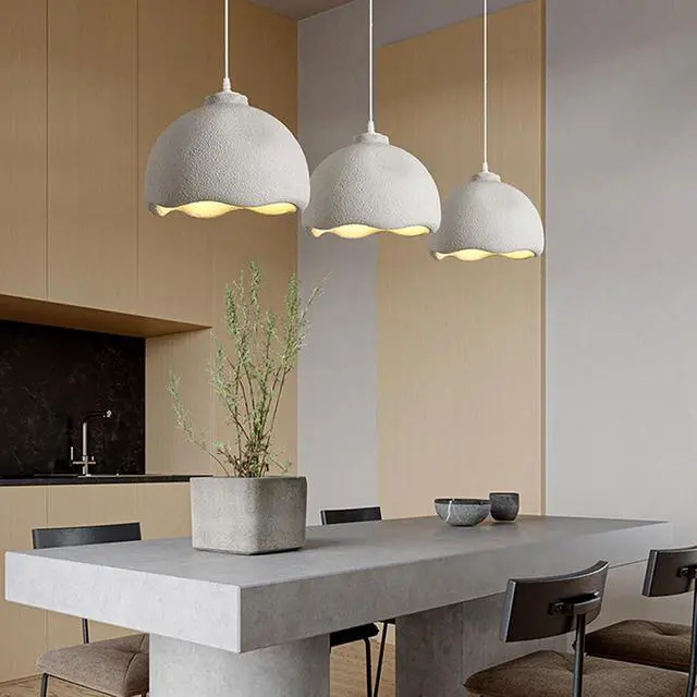 Alt view image 7 of 7 - Modern Wabi-Sabi Pendant Light Fixture Industrial Bird Nest Shape Hanging Light 13.7inch Adjustable Ceiling Pendant lamp with E26 Base for Living Room Bedroom Kitchen