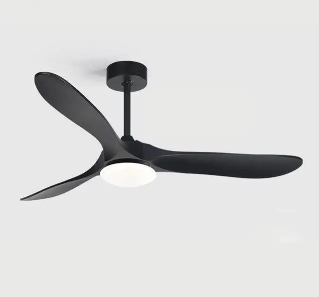 Main image of Imitation Wood 42 Inch Ceiling Fan with Lights Ceiling Fans with Lights and Remote 6 Speed Modern 3-Blade Fan Light LED Acrylic Bedroom Ceiling Fan Outdoor Ceiling Fans for Patios