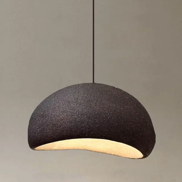 Main image of Wabi-Sabi Style polystyrene Pendant Light Modern Adjustable Hanging Light Bird Nest Shaped Farmhouse Pendant Light Fixture for Kitchen Island Bedroom Dining Lighting
