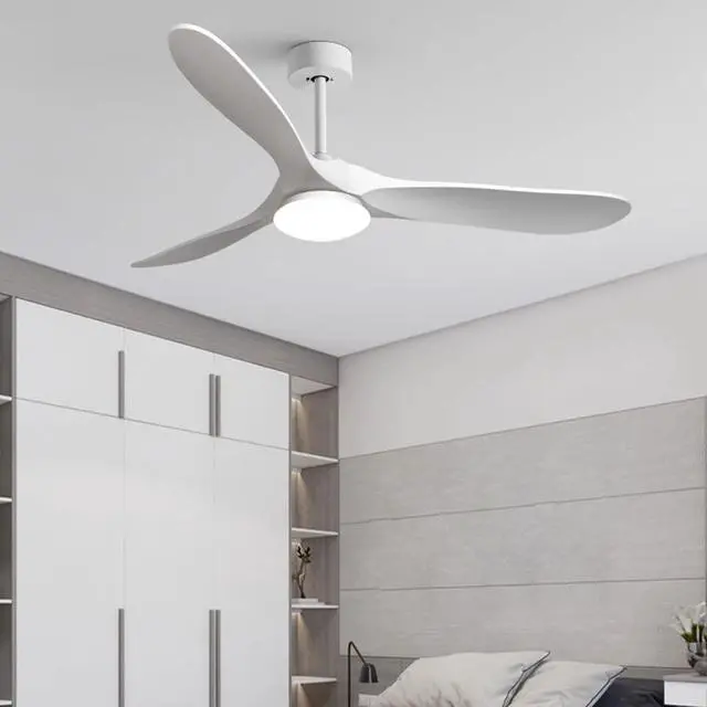Alt view image 2 of 3 - Imitation Wood 42 Inch Ceiling Fan with Lights 3-Blade Dimmable Living Room Ceiling Fan Ceiling Fans with Lights and Remote Retro Farmhouse Ceiling Fan with Light