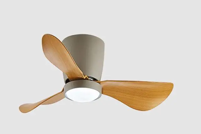 Main image of Simple 23.6 Inch Ceiling Fan with Lights Flush Mount Bedroom Ceiling Fan Small Ceiling Fans with Lights and Remote LED 3-Blade Low Profile Fan Light Outdoor Ceiling Fans for Patios