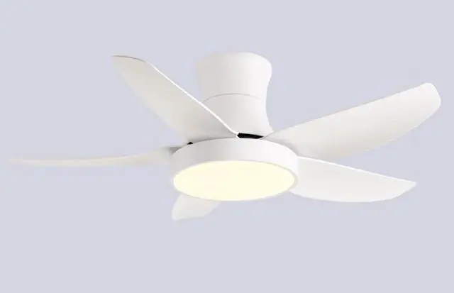 Main image of Modern Simple Ceiling Fan with Lights 5-Blade LED Dimmable Remote Ceiling Fan 46 Inch Kitchen Ceiling Fan with Lights Farmhouse Ceiling-Mounted Smart Ceiling Fan