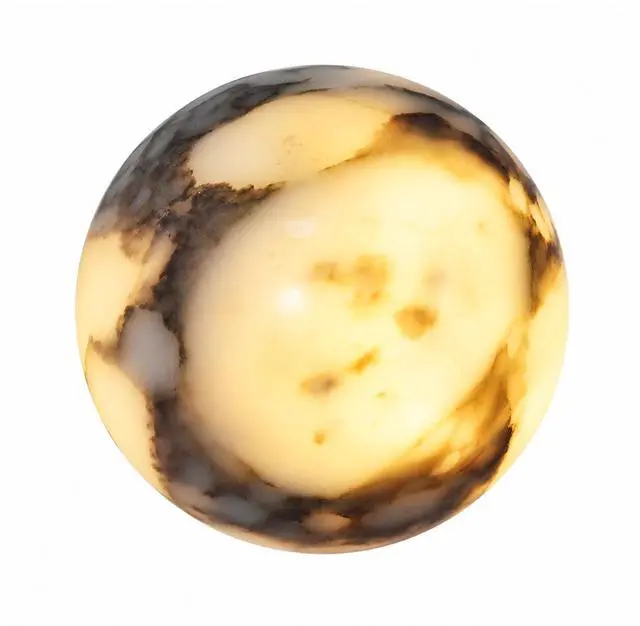 Main image of 4.7 inch Marble Wall Light, Globe Natural Alabaster Wall Sconce, Modern 1-Light Wall Sconce for Bedroom, Living Room, Dining Room, Hallway, Pearl Black