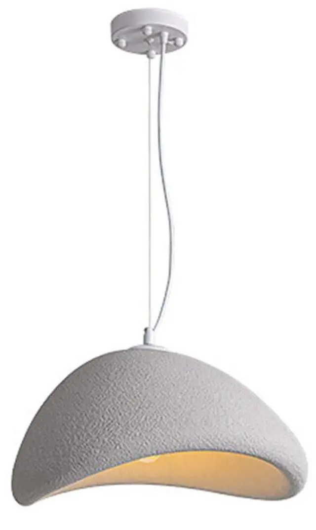 Main image of 1 Light Modern Pendant Lights Simple Japanese Style Bird's Nest Pendant Light Fixture with 59 inch Adjustable Hanging Wire E26 Indoor Ceiling Pendant lamp for Living Room Bedroom Kitchen