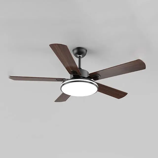 Main image of 45 Inch 3 Color Dimmable Ceiling Fan with Lights Smart Ceiling Fans with Lights and Remote Wood Modern Low Profile Ceiling Fan with Light Mute Ceiling Fan for Bedroom