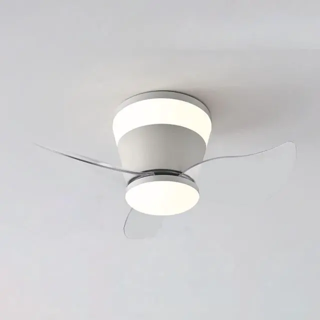 Main image of Modern Flush Mount Ceiling Fan with Lights 23 Inch Ceiling Fans with Lights and Remote LED Mute Low Profile Ceiling Fan with Light Outdoor Ceiling Fans for Patios with Light