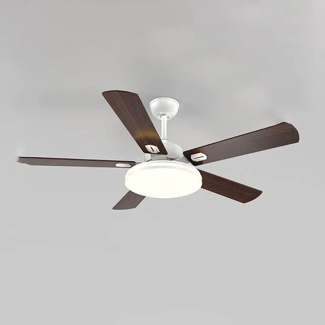 Main image of 45 Inch 3 Color Dimmable Ceiling Fan with Lights Smart Ceiling Fans with Lights and Remote Wood Modern Low Profile Ceiling Fan with Light Mute Ceiling Fan for Bedroom