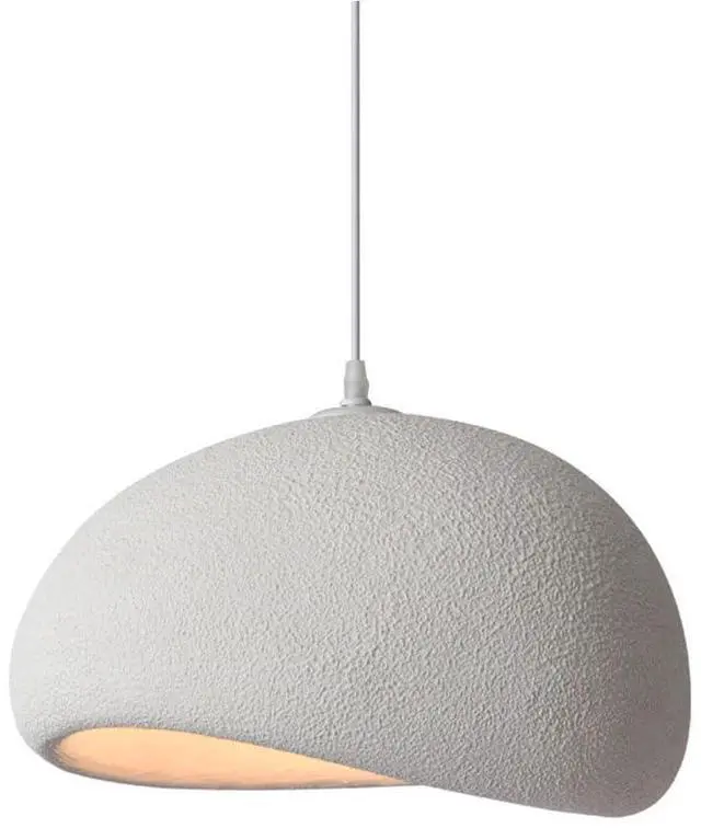 Main image of Modern Bird's Nest Pendant Light Fixture 1 Light Indoor Hanging Light Adjustable Farmhouse Ceiling Hanging Pendant lamp for Kitchen Island Bedroom Dining LightingWhite