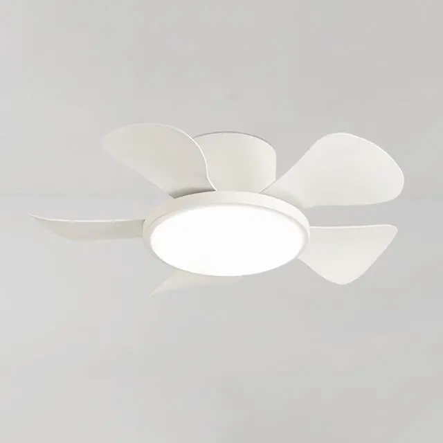 Main image of 29 inch Small Ceiling Fans with Lights Flush Mount Ceiling Fans with Lights and Remote Modern Low Profile Ceiling Fans for Bedroom Living Room with 3CCT 6-Speeds Quiet DC Motor