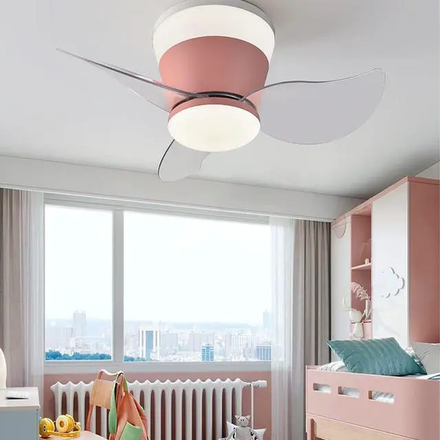 Alt view image 2 of 5 - Modern Flush Mount Ceiling Fan with Lights 23 Inch Ceiling Fans with Lights and Remote LED Mute Low Profile Ceiling Fan with Light Outdoor Ceiling Fans for Patios with Light