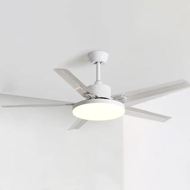 Main image of LED Modern Flush Mount Indoor Ceiling Fans 42 Inch Low Profile Ceiling Fan with Light Iron Ceiling Fans with Lights and Remote 3 Speed 3 Color for Bedroom, Living Room, Kids Room