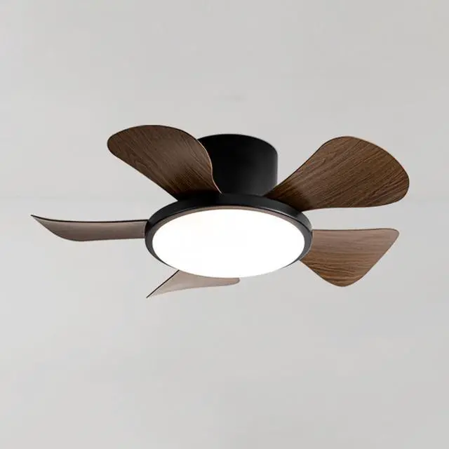 Main image of 29 inch Small Ceiling Fans with Lights Flush Mount Ceiling Fans with Lights and Remote Modern Low Profile Ceiling Fans for Bedroom Living Room with 3CCT 6-Speeds Quiet DC Motor