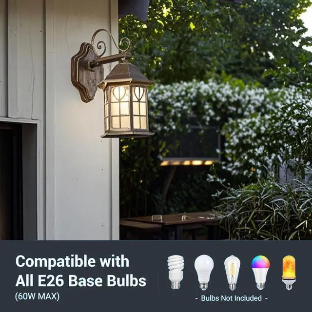 Alt view image 5 of 7 - Outdoor Wall Light Fixtures Exterior Waterproof Porch Lights Aluminum Retro Outdoor Wall Sconce with Soft Light Glass E26 Socket for House Doorway Garage
