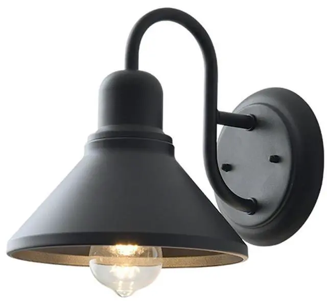 Main image of Outdoor Wall Sconce 8.2 Inch Vintage Gooseneck Barn Light Anti-Rust Waterproof Iron Porch Wall Lights Farmhouse Wall Mount Exterior Light Fixture for Garage Patio Doorway