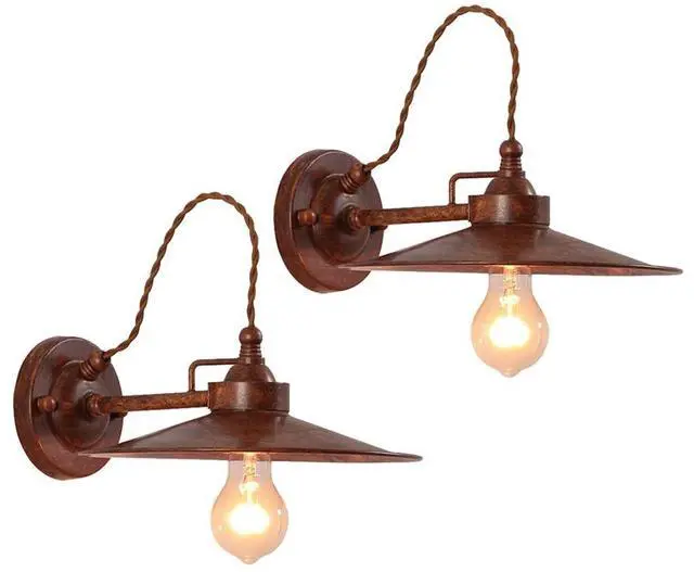 Main image of American Retro Outdoor Wall Lights Bronze Waterproof Wall Sconce 12.5 Inch Farmhouse Wall Mount Exterior Light Fixture Outdoor Wall Lamp for Porch Garage Patio Doorway